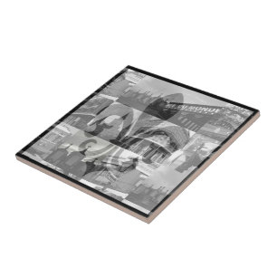 New Orleans Collage [Trivet] - Small Tegeltje