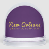 New Orleans Coordinates Sneeuwbol (Voorkant)