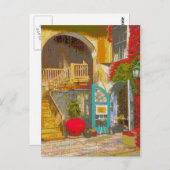 New Orleans Courtyard Briefkaart (Voorkant / Achterkant)