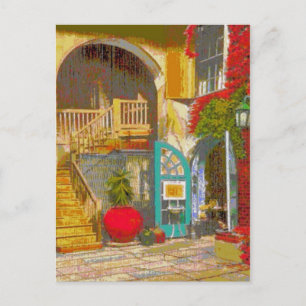 New Orleans Courtyard Briefkaart