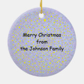 New Orleans Crescent Moon Kerstmis Keramisch Ornament (Achterkant)