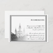 New Orleans Destination Wedding Accomodations Informatiekaartje (Voorkant / Achterkant)
