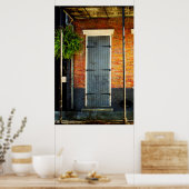 New Orleans door Poster (Keuken)