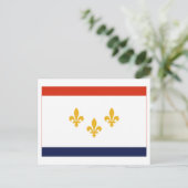 New Orleans Flag Briefkaart (Staand voorkant)