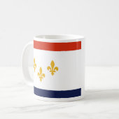 New Orleans Flag Koffiemok (Voorkant links)