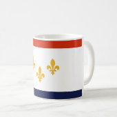 New Orleans Flag Koffiemok (Voorkant rechts)