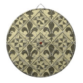 New Orleans Fleur-de-Lis Dart Board Dartbord (Voorkant)