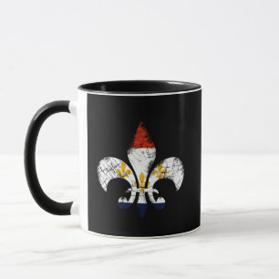 New Orleans Fleur De Lis NOLA vlag Louisiana Mok
