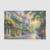 New Orleans Franse wijk decoupage Tissuepapier (Voorkant)