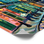 New Orleans Franse wijk Van Gogh stijl reizen Poster (Hoek)