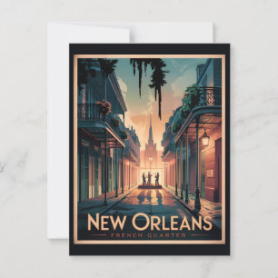 New Orleans French Quarter Briefkaart
