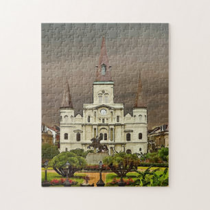 New Orleans French Quarter Church Legpuzzel