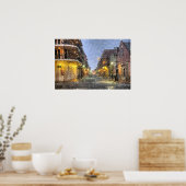New Orleans French Quarter Jackson Square Print (Keuken)