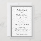 New Orleans French Quarter Save the Date Kaarten (Achterkant)