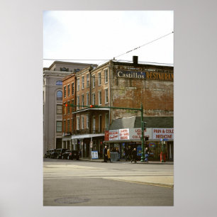 New Orleans, French Quarter, Street Uitzicht Poste Poster