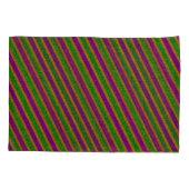 New Orleans Glitter Stripes Kussensloop (Achterkant-Links)