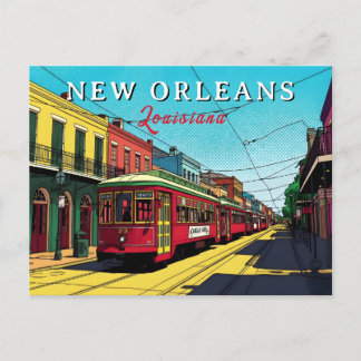 New Orleans Inspired Urban Art Briefkaart