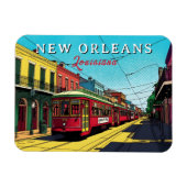New Orleans Inspired Urban Art Magneet (Horizontaal)