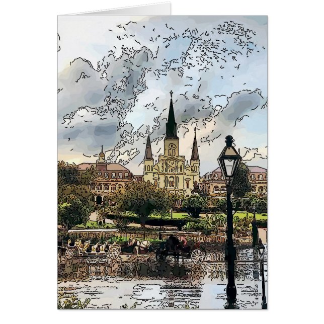 New Orleans Jackson Square (Voorkant)