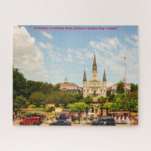 New Orleans Jackson Square. Jigzaag Puzzle Legpuzzel