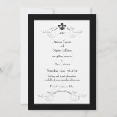 New Orleans Jackson Square Save the Date Kaarten (Achterkant)