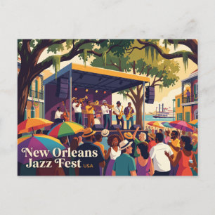 New Orleans Jazz Fest, VS Briefkaart