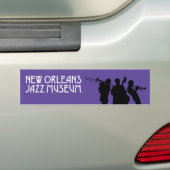 New Orleans Jazz Museum Bumpersticker (Op auto)