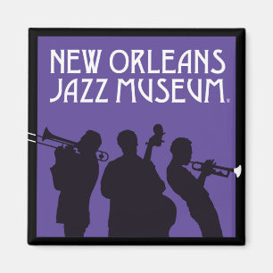 New Orleans Jazz Museum® Musici Magnet Magneet