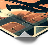 New Orleans Jazz Night -  kunst Poster (Hoek)