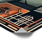 New Orleans Jazz Night -  kunst Poster (Hoek)