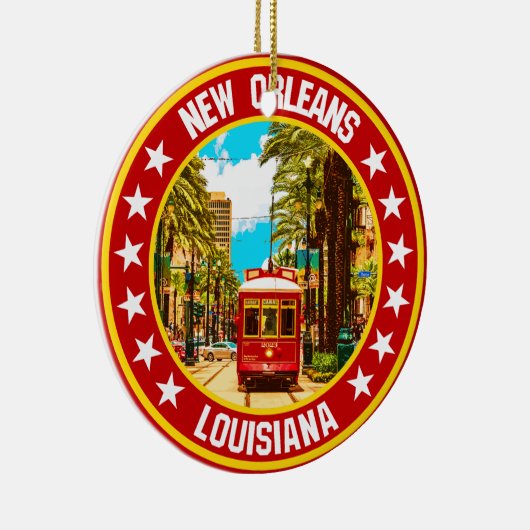 New Orleans Keramisch Ornament (Rechts)