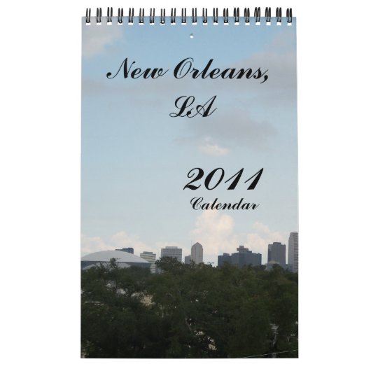 New Orleans, LA, 2011, Calendar Kalender (Hoes)