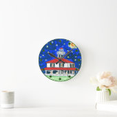 New Orleans Lake Lighthouse Clock Ronde Klok (Huis)