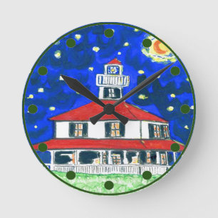 New Orleans Lake Lighthouse Clock Ronde Klok