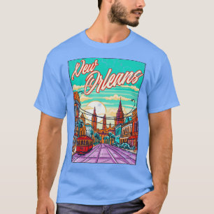 New Orleans Louisiana Art T-shirt