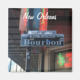 New Orleans Louisiana Bourbon Street magneet