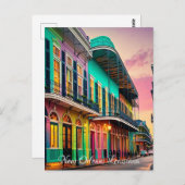 New Orleans Louisiana Briefkaart (Voorkant / Achterkant)