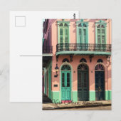  New Orleans Louisiana Briefkaart (Voorkant / Achterkant)