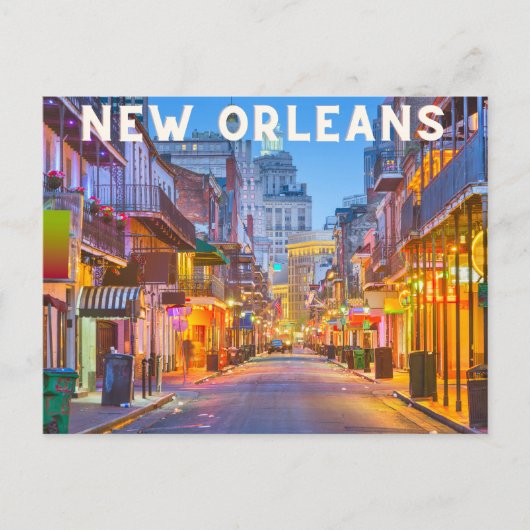 New Orleans Louisiana Briefkaart (Voorkant)