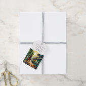 New Orleans Louisiana Bruiloft Retro Cadeaulabel (Met Touw)