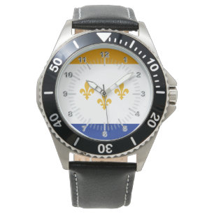 New Orleans (Louisiana) City flag Watch Horloge