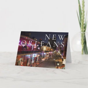 New Orleans, Louisiana Dank u Bedankkaart