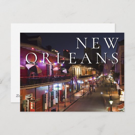 New Orleans, Louisiana | Dank u Briefkaart (Voorkant / Achterkant)