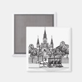 New Orleans, Louisiana Magneet (Voorkant / Achterkant)