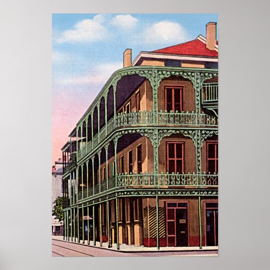 New Orleans Louisiana Poster (Voorkant)