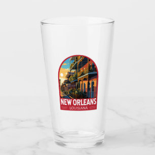 New Orleans Louisiana Reis Kunst Vintage Glas
