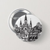New Orleans, Louisiana Ronde Button 5,7 Cm (Voorkant /achterkant)