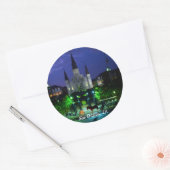 New Orleans, Louisiana Ronde Sticker (Envelop)