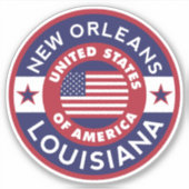 NEW ORLEANS, Louisiana Sticker (Voorkant)