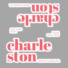 New Orleans Louisiana typografie Sticker